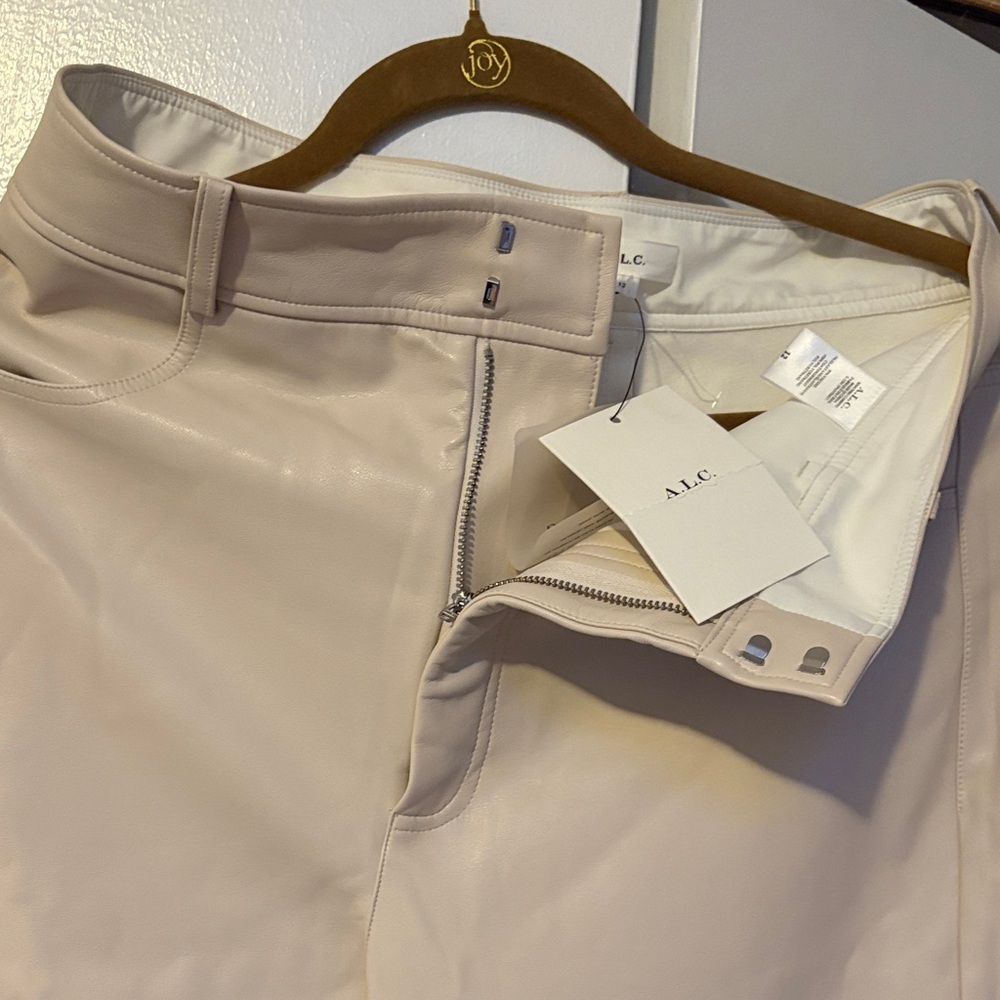 A.L.C. Woman’s leather feel pants